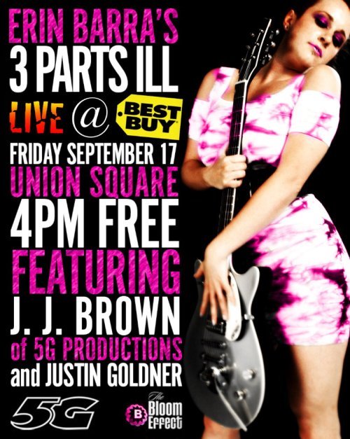 Erin Barra & J.J. Brown live 9/17/2010 @ Union Square, NYC